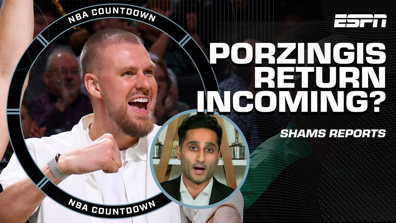 Shams Charania: Celtics targeting a December return for Kristaps Porzingis 👀 | NBA Countdown