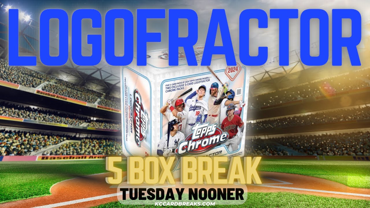 KC NOONER BREAK!  5 2024 Topps Logofractor Boxes