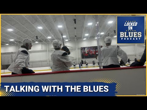 Talking With The St. Louis Blues Players About Their Season Goals| Philadelphia Flyers game Preview