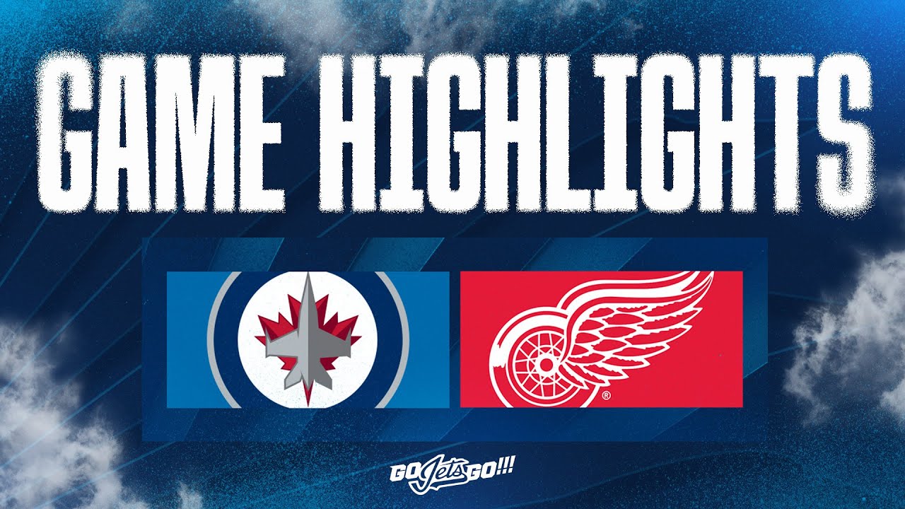 Detroit Red Wings vs. Winnipeg Jets - Game Highlights