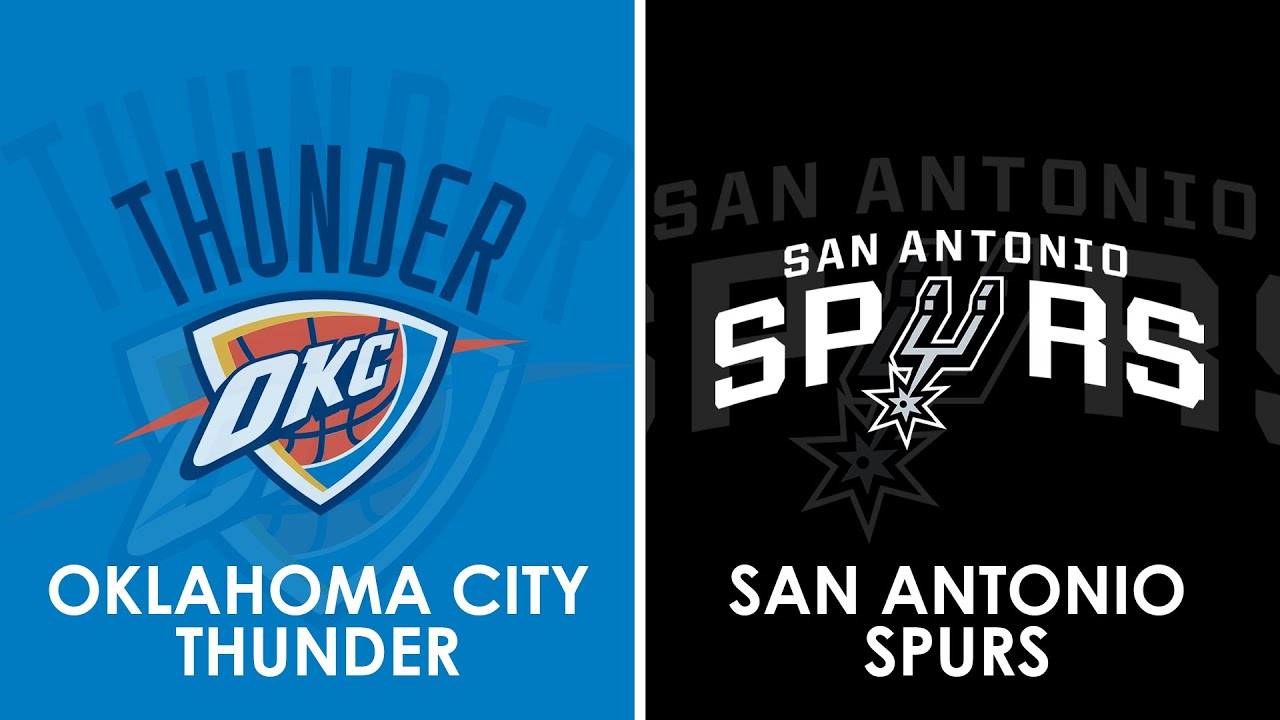 Oklahoma City Thunder vs San Antonio Spurs NBA Live Scoreboard