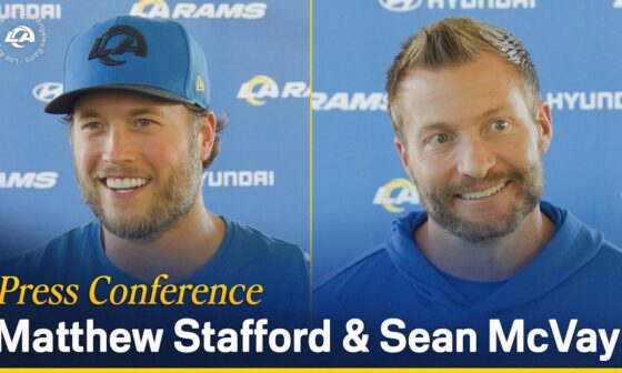 Matthew Stafford & Sean McVay On Facing Seahawks With Ernest Jones, Dodgers In World Series & More