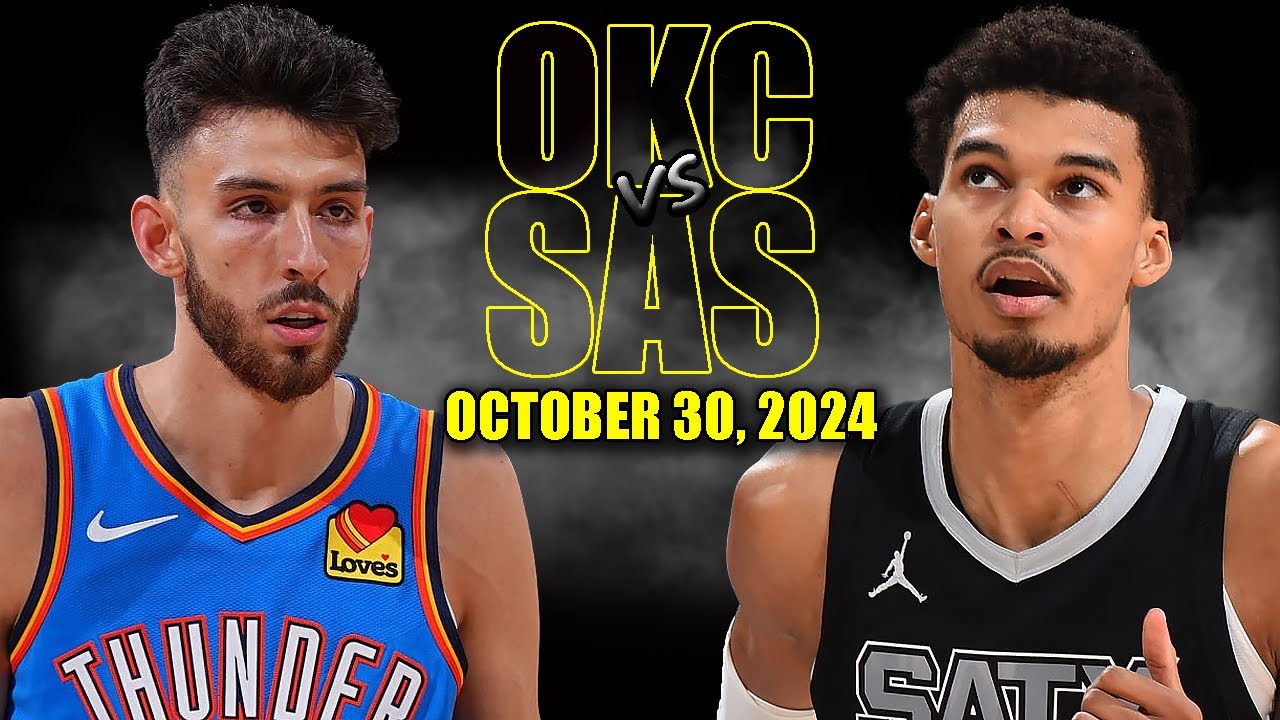 San Antonio Spurs vs Oklahoma City Thunder Full Game Highlights - October 30  | 2024-25 NBA Season