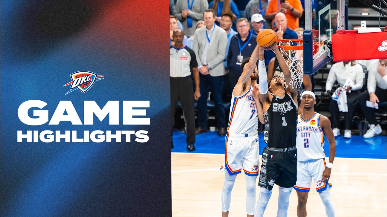 OKC Thunder vs San Antonio Spurs | Game Highlights | October 30, 2024