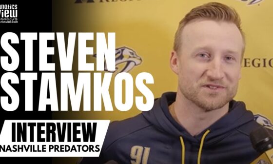 Steven Stamkos Discusses Emotions Playing First Game in Tampa Bay With Nashville Predators