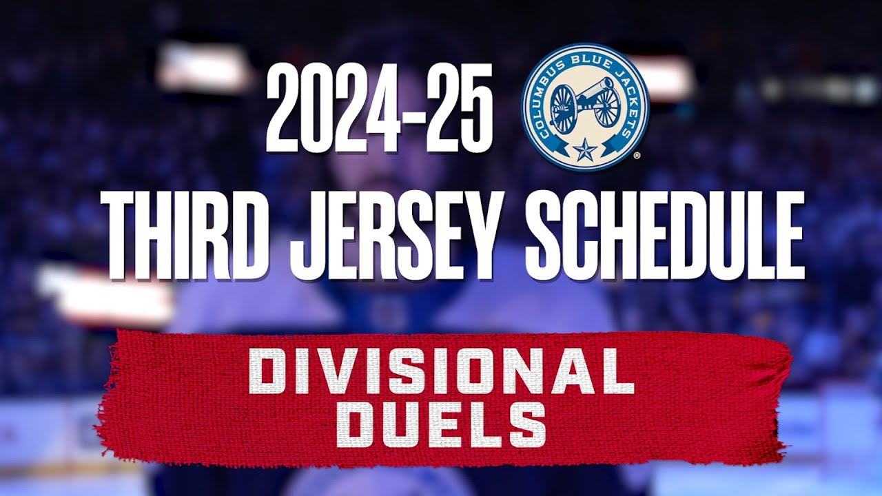 Columbus Blue Jackets 2024-25 Third Jersey Schedule!! 💥💥💥 Division Duels 😤