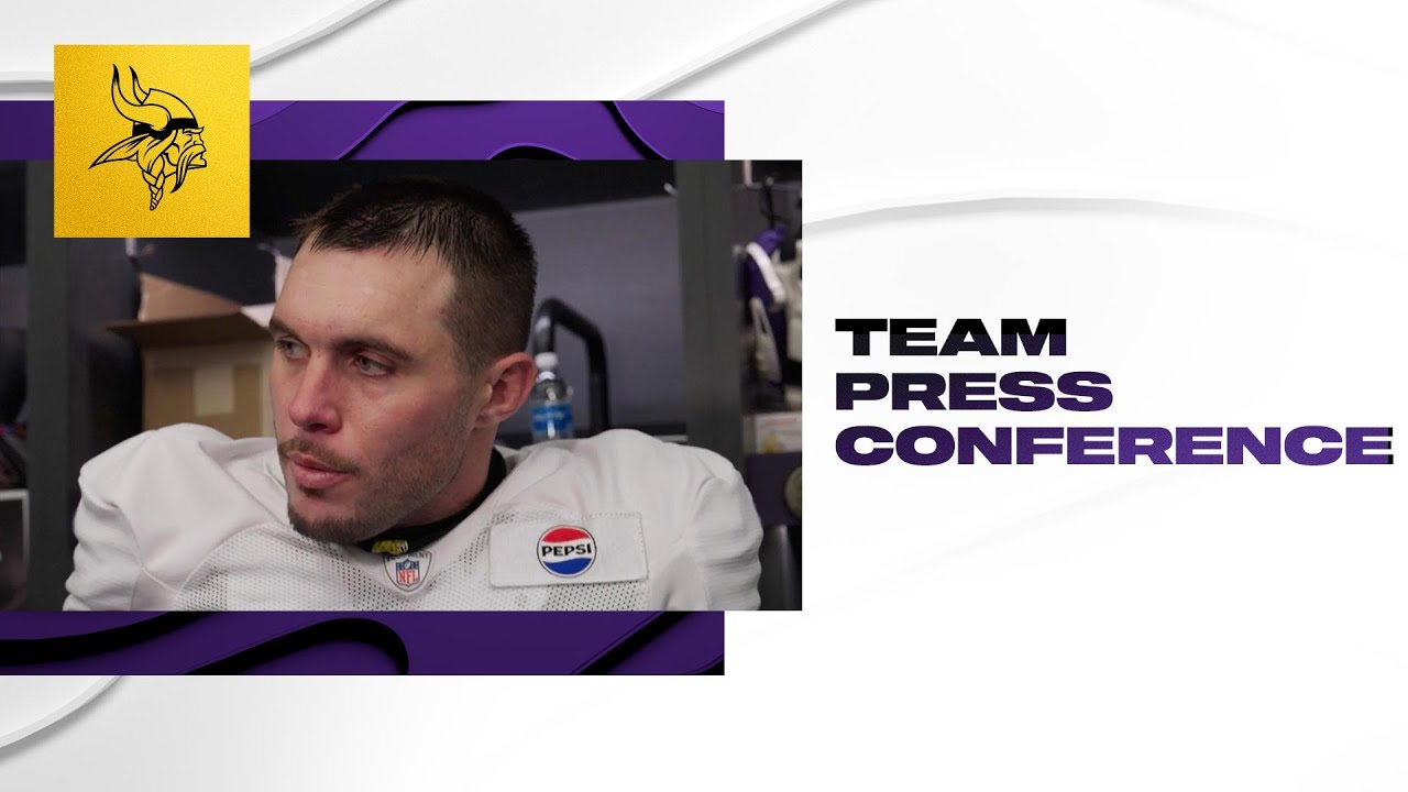 Minnesota Vikings Team Press Conferences | Week 9 vs. Colts | October 30