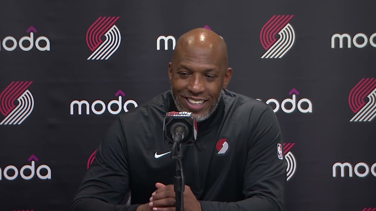 Chauncey Billups Postgame Interview | Portland Trail Blazers 106, LA Clippers 105