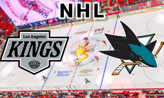 Los Angeles Kings vs San Jose Sharks | 2024 NHL Play by Play Live Score