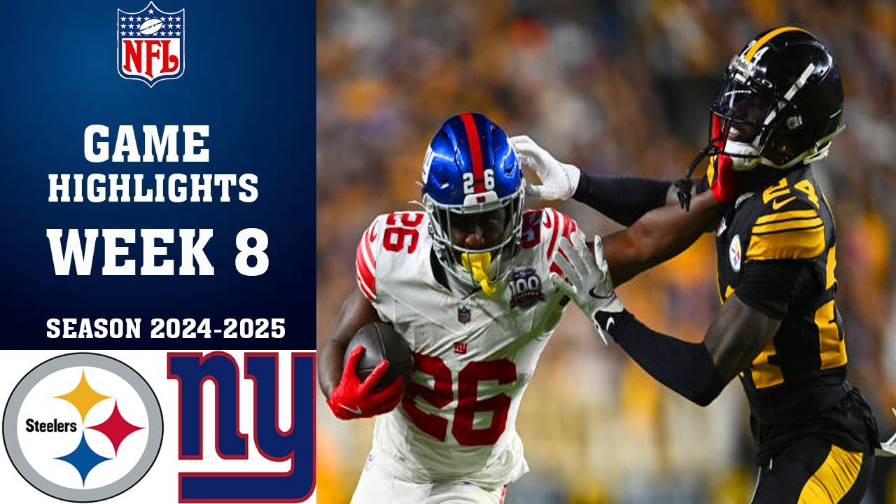 Pittsburgh steelers vs New york giants TODAY [WEEK 8] | NFL Season 2024