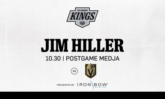 Head Coach Jim Hiller | 10.30 LA Kings beat the Vegas Golden Knights