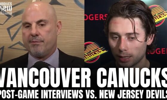 Rick Tocchet & Quinn Hughes Respond to Vancouver Canucks Losing 6-0 vs. Devils: "It's On Me Too"