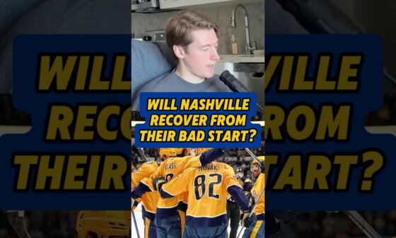 Will the Nashville predators recover from their bad start?