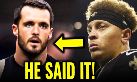 Saints Derek Carr GETS REAL About the QB Situation...