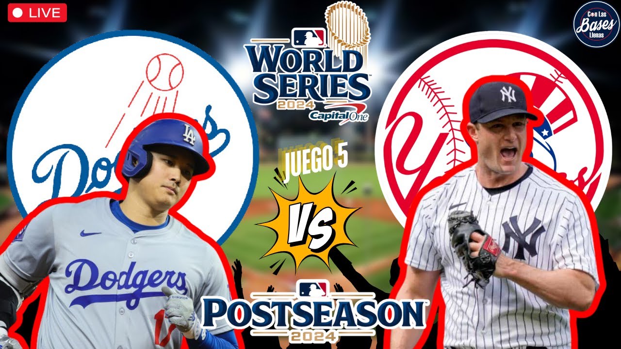 🚨 EN VIVO: Serie Mundial 2024 - Yankees vs Dodgers | Juego 5 - Análisis y Reacciones ⚾🔥