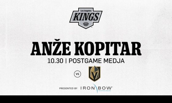 Captain Anže Kopitar | 10.30 LA Kings beat the Vegas Golden Knights