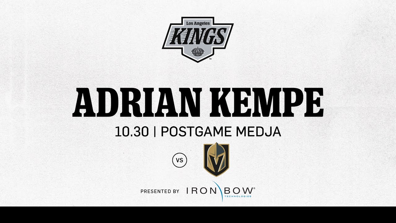 Forward Adrian Kempe | 10.30 LA Kings beat the Vegas Golden Knights