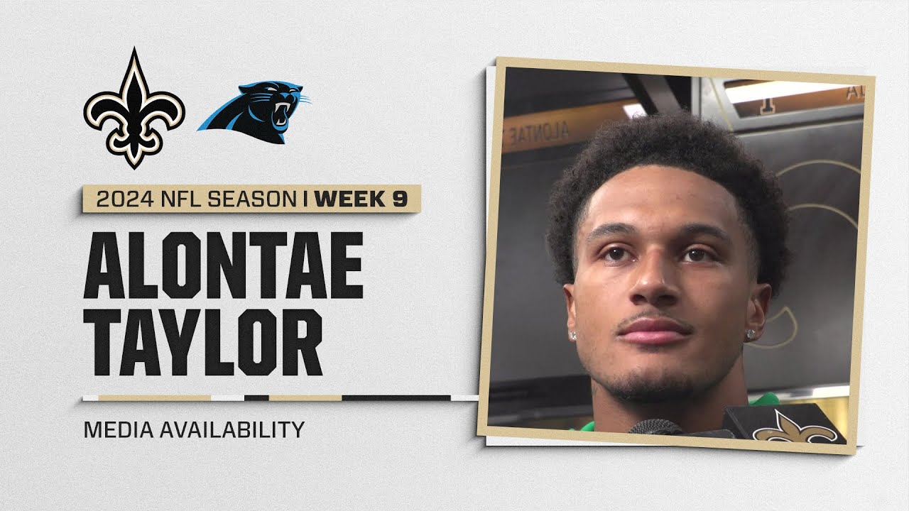 Alontae Taylor on moving back to outside corner, Kool-Aid McKinstry | New Orleans Saints