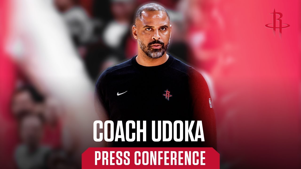 Press Conference:  by Ime Udoka vs. San Antonio Spurs 10/28/24 l Houston Rockets