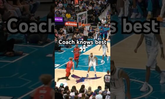 Raptors Coach calls the play & Gradey Dick gets the bucket! 🔥👀|#Shorts