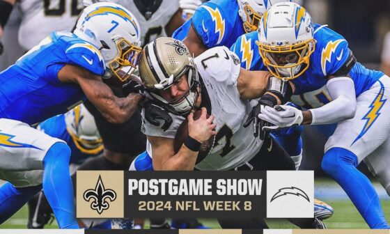 Chargers vs. Saints Postgame Show | 2024 NFL Week 8