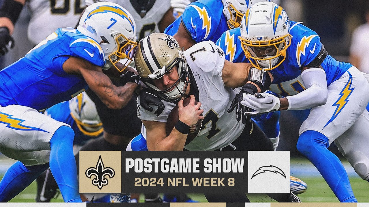 Chargers vs. Saints Postgame Show | 2024 NFL Week 8