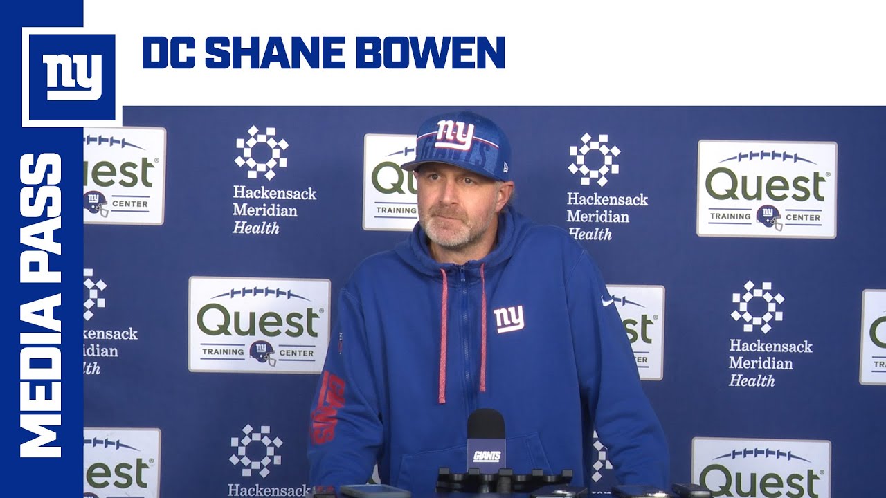 Shane Bowen on Trying to Slow Down Commanders' Offense | New York Giants