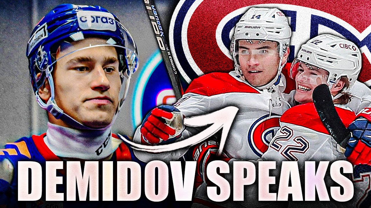 IVAN DEMIDOV SPEAKS OUT ABOUT COLE CAUFIELD, NICK SUZUKI & MORE (Habs Top Prospects)