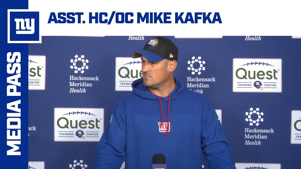 Mike Kafka on Matchup Against Commanders Defense | New York Giants