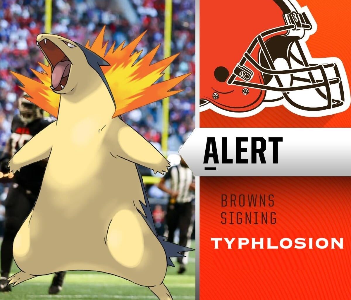 BREAKING: The Browns have agreed to terms with OL Typhlosion on a four-year deal, per Adam Schefter.