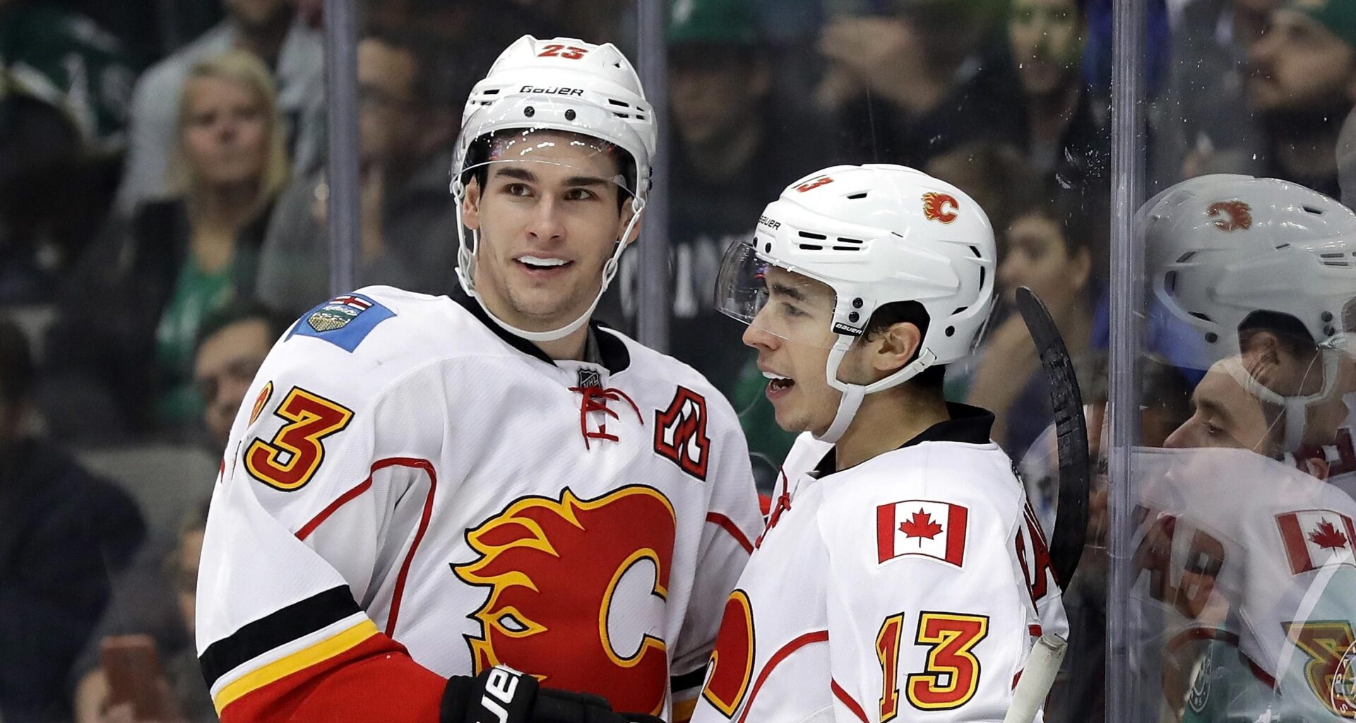 Teammates on and off the ice! Sean Monahan and the Blue Jackets rally together for an emotional win, honoring the memory of Johnny Gaudreau.