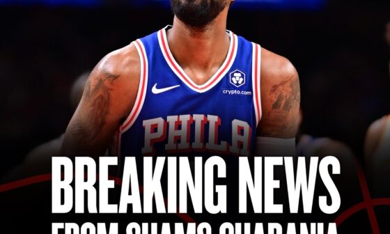 [Shams] Philadelphia 76ers star Paul George has a bone bruise and no structural damage to his left knee and will be re-evaluated in approximately one week, team says.