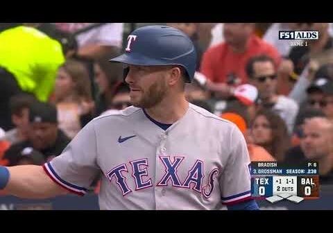 One year ago today the Rangers begin their series against Orioles. In a game that would become a classic Texas won 3-2.