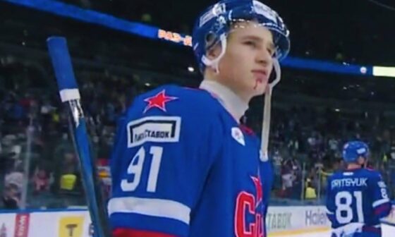 Ivan Demidov scored 1 goal and played 13:49 mins today for SKA, his highest TOI in October