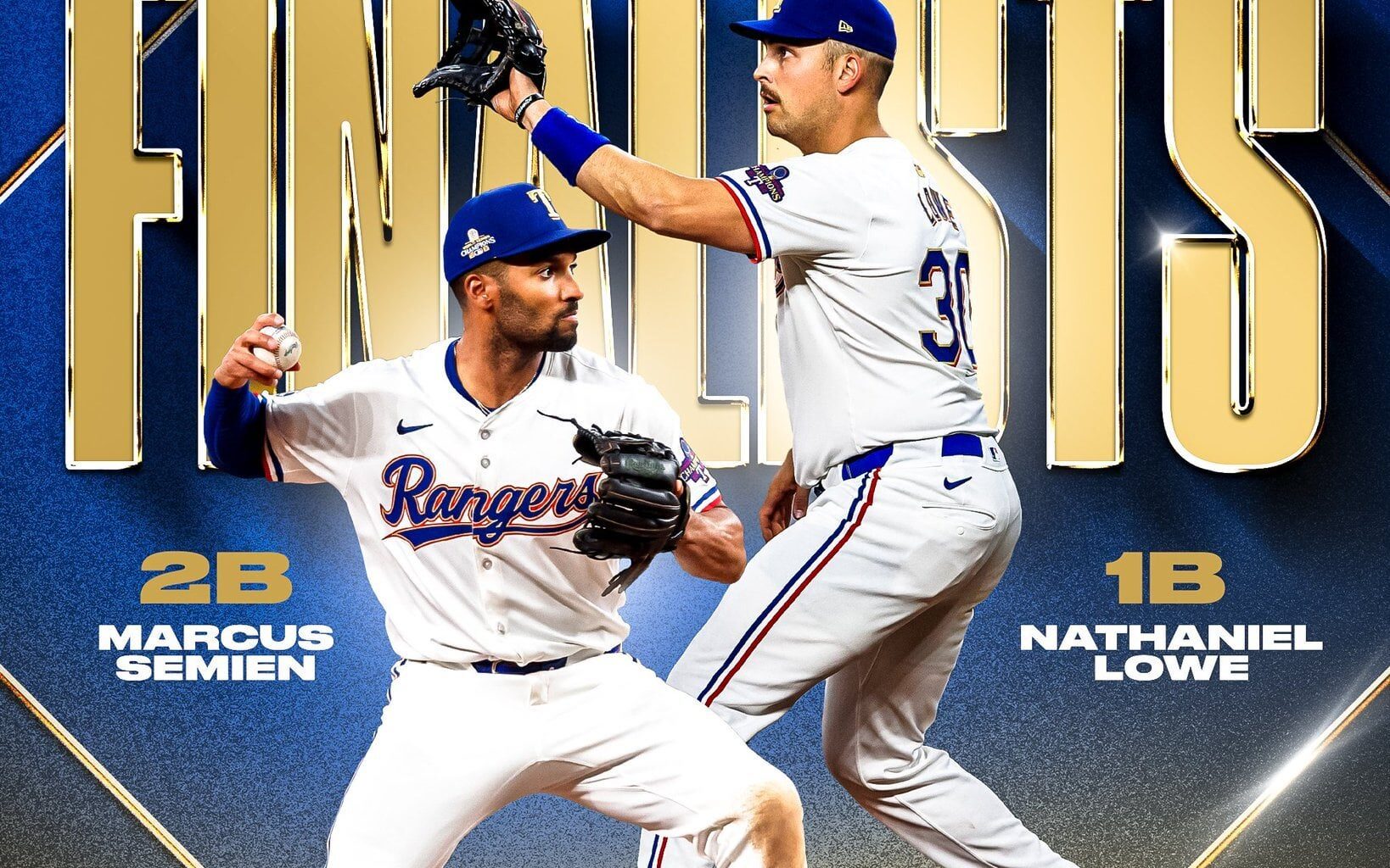 [Texas Rangers] “A pair of Gold Glove finalists ✨”