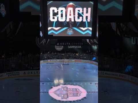 Best video I could find showing the indoor snow during the pregame intro