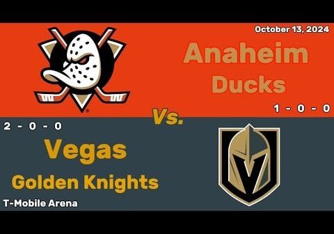 Anaheim Ducks vs Vegas Golden Knights | October 13, 2024 | All Goals