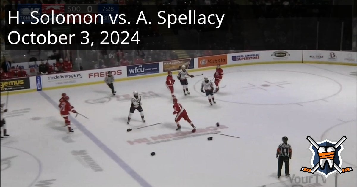 Hawks prospect AJ Spellacy absolutely destroys a kid and drops the gloves first game back in juniors.