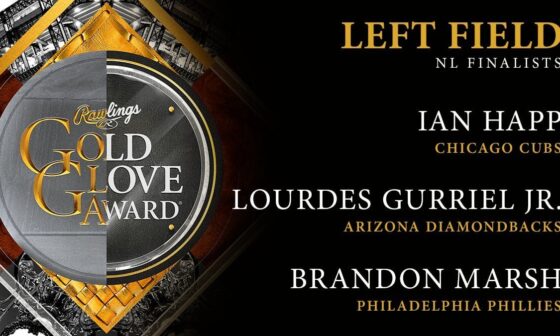 [Rawlings] The 2024 Rawlings Gold Glove Finalists - NL Left Field - Ian Happ, Lourdes Gurriel Jr., Brandon Marsh