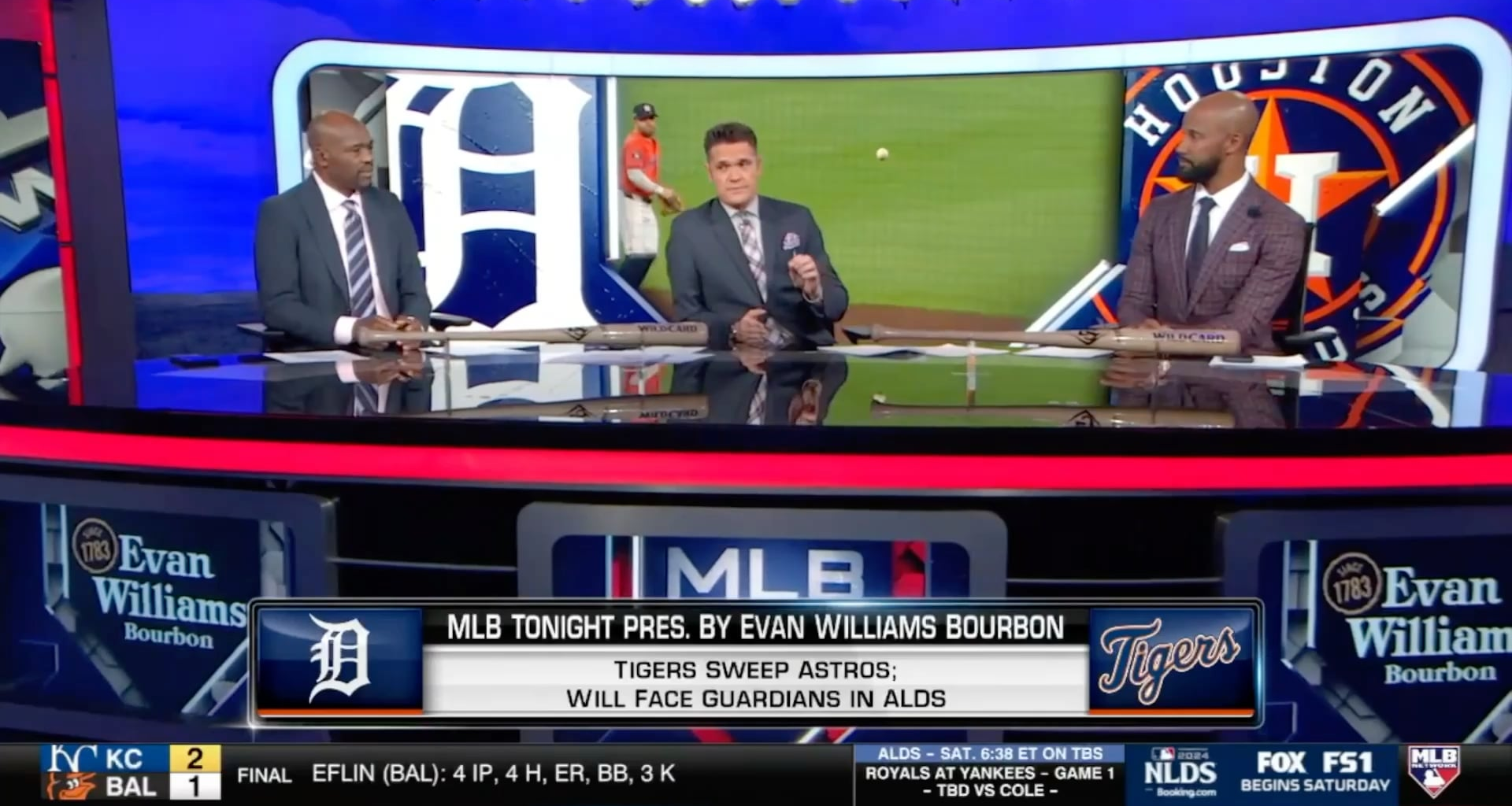 MLB Tonight coverage of Royals advancing to ALDS- 10/02/2024