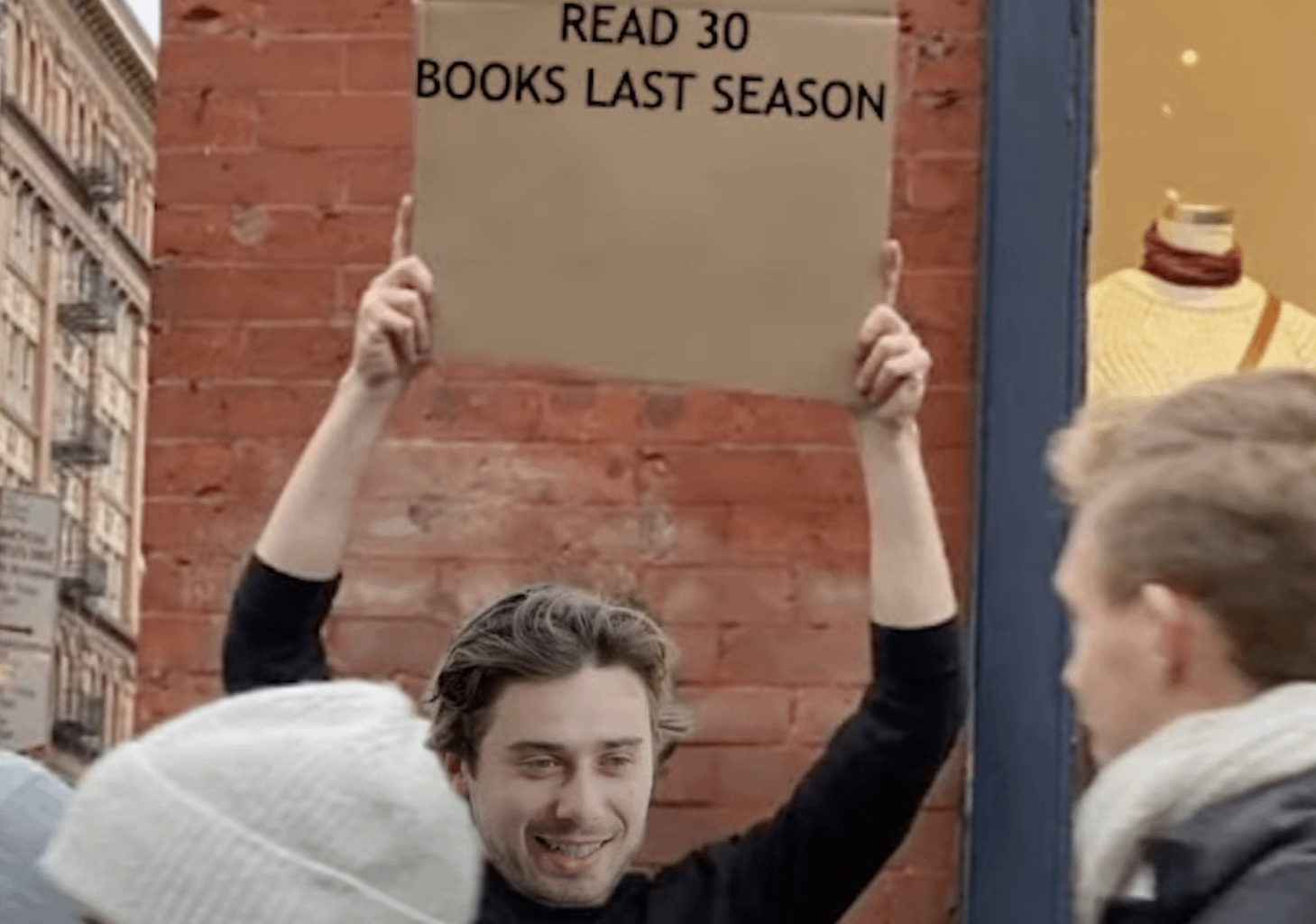 give our captain his book club