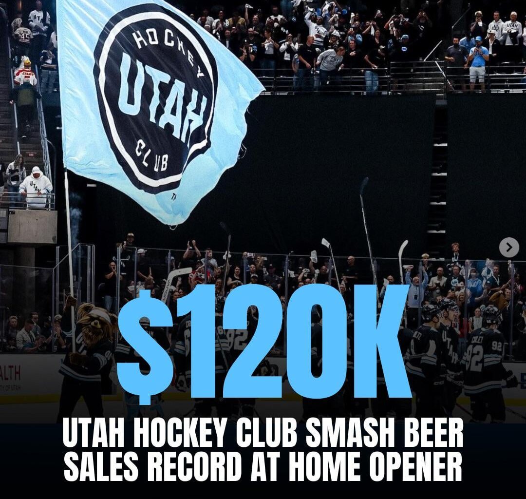 Historic night for Utah Hockey Club 🍻🔥