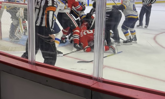 Different angle of Bedard’s fight with Bolduc