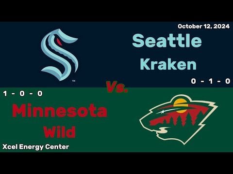 Seattle Kraken vs Minnesota Wild | October 12, 2024 | All Goals