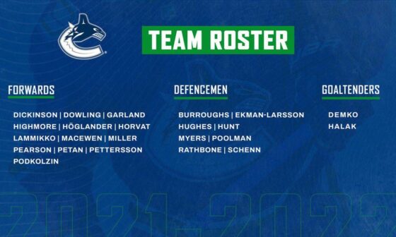 Opening roster 3 years ago