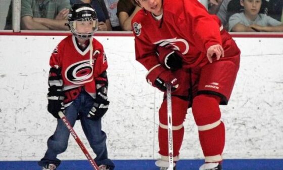 Rod the Bod got to coach his son in his first NHL game