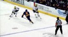 [Matt Drake] Another gorgeous assist from Michael Hage. Brings the puck inside, puts it on a platter for Garrett Schifsky.