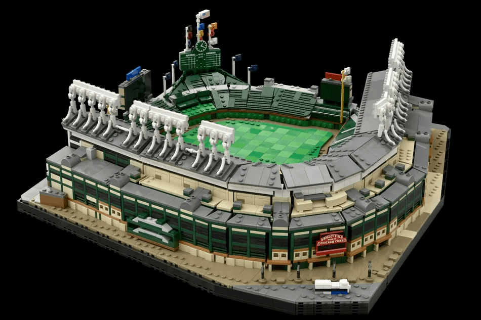 After the recent wave of support, the "WRIGLEY FIELD" model on LEGO IDEAS by user Duncan.Ideas has made a leap to 2,501 votes! But the goal is still reaching 10,000 supporters, which will give this model the chance of becoming a real LEGO set.