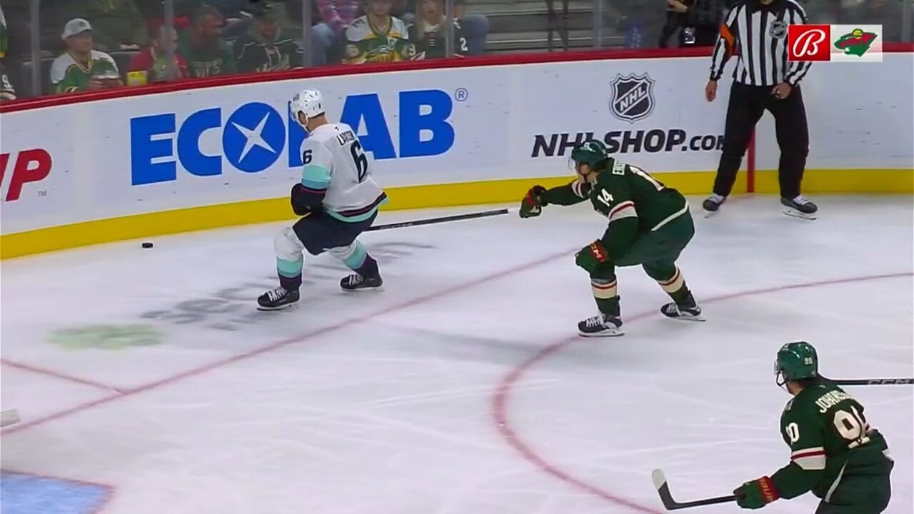 People are saying Ek skated into his elbow.  I don’t know.. kinda looks like he over extends with the intention of making contact.