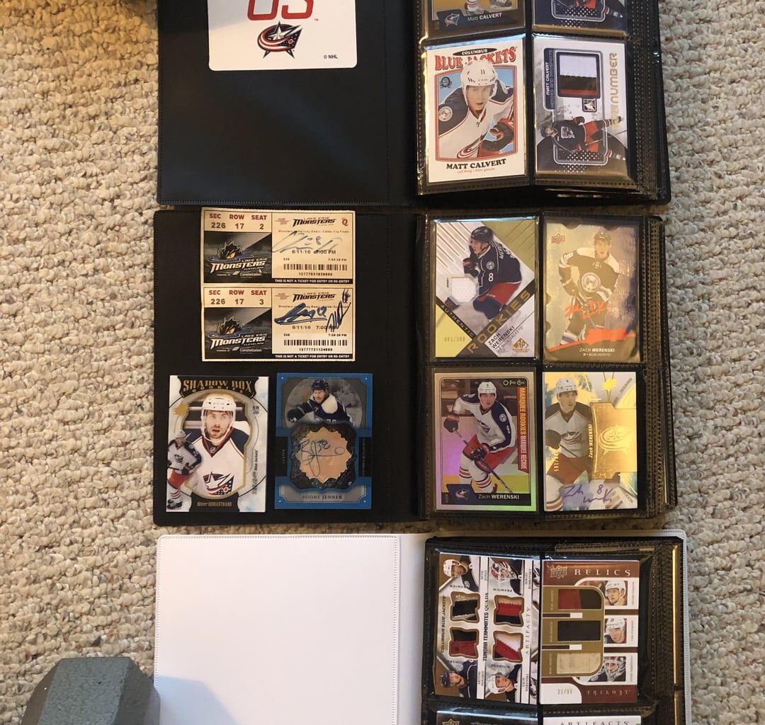 Planning to sell my CBJ card collection, want to see if there’s any interest here first. Prefer to keep them together but would consider selling in lots, depending on specific interest. Close to 300 cards, see pics